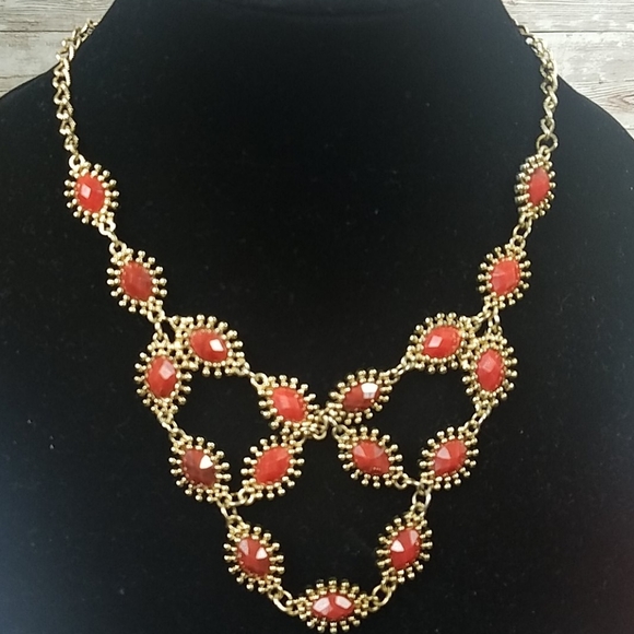 None Jewelry - Vintage, Fashion jewelry, Coral stone necklace